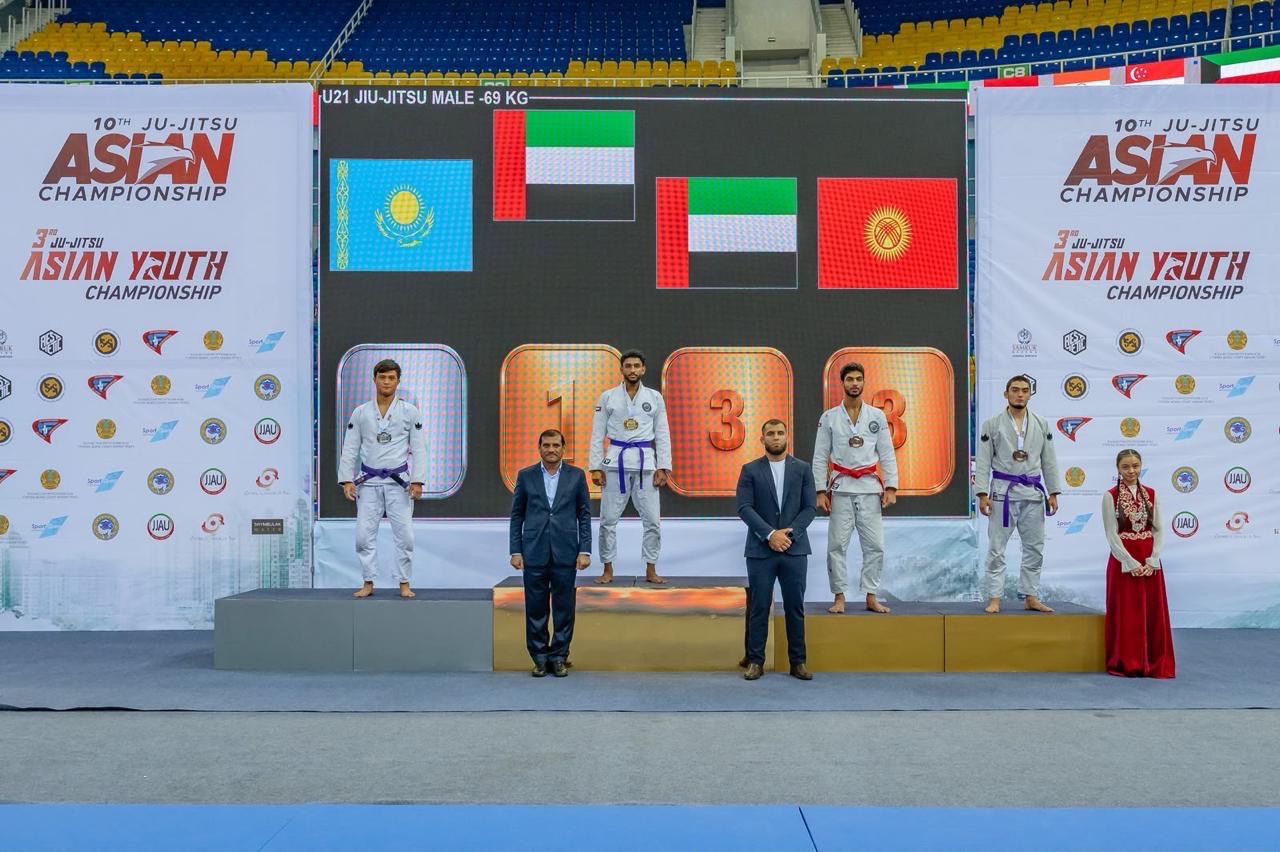 UAE Jiu-Jitsu National Team crowned Asian champions, winning 55 medals across four age categories