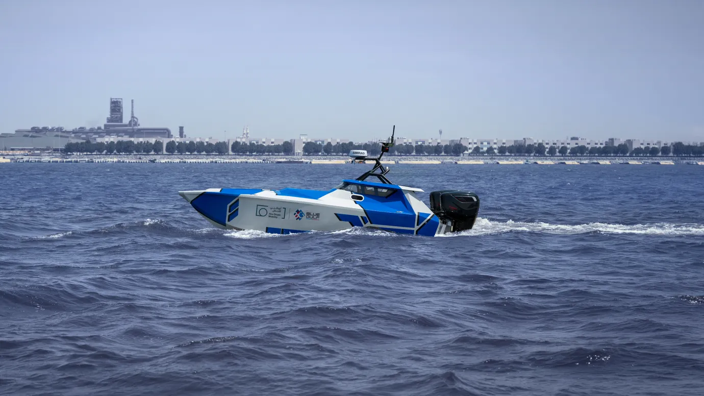 Under supervision of Smart and Autonomous Systems Council, AD Mobility (AD Mobility) conducts 2nd field trial of autonomous patrol boat in collaboration with Abu Dhabi Maritime and Blue Gulf Group