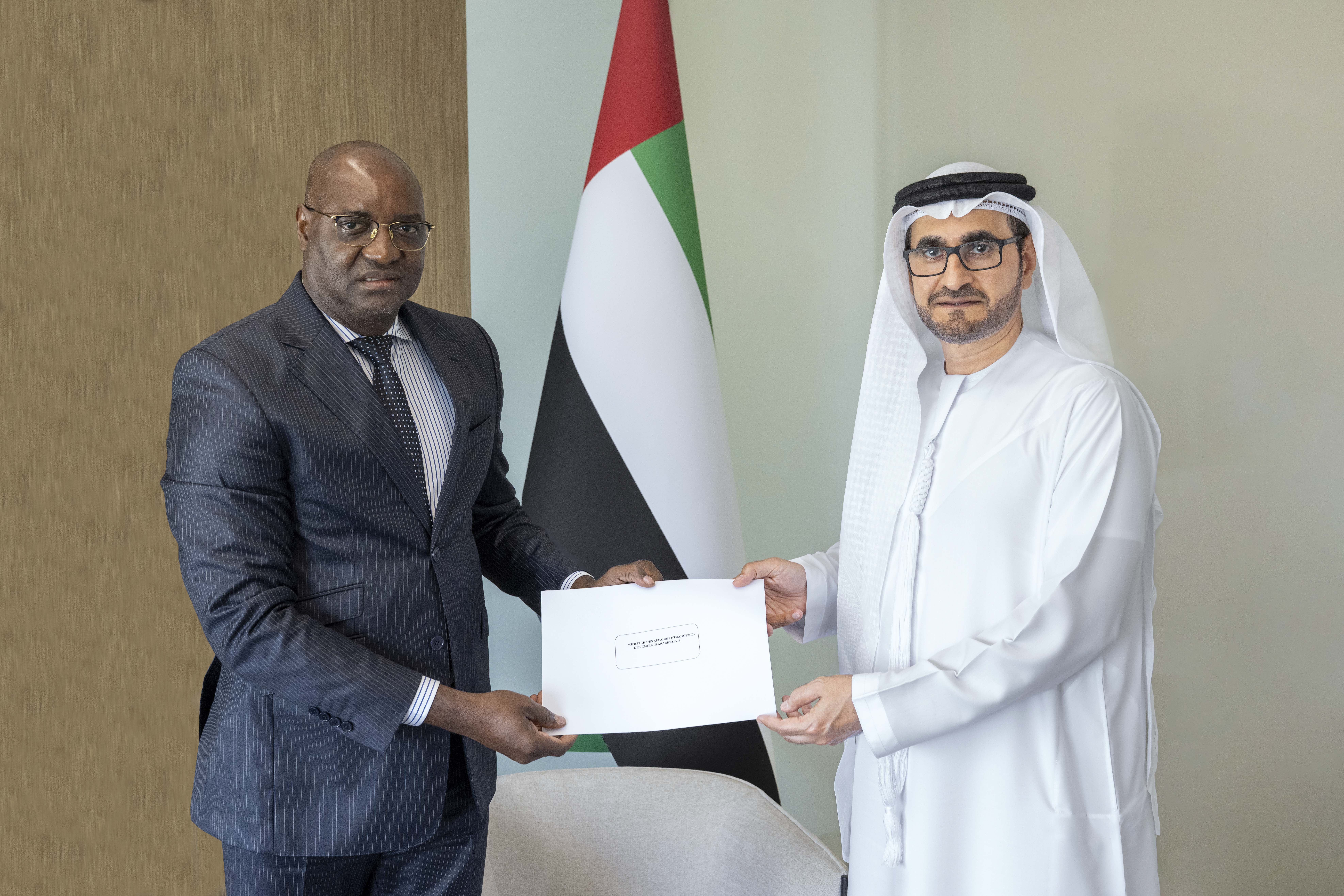 MoFA Undersecretary receives copy of credentials of Ambassador of Gabonese Republic