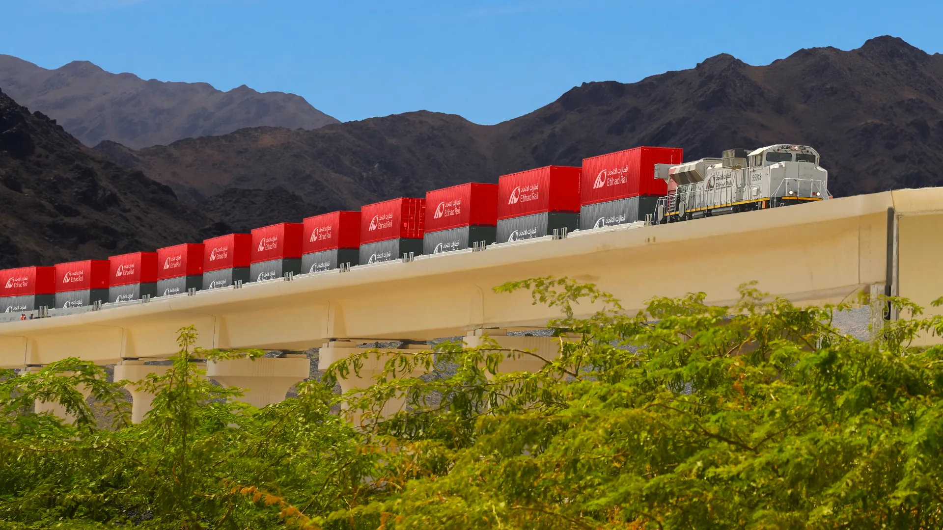 In partnership with AD Ports Group, Etihad Rail launches integrated rail service connecting Fujairah Terminals with Industrial City of Abu Dhabi (ICAD)