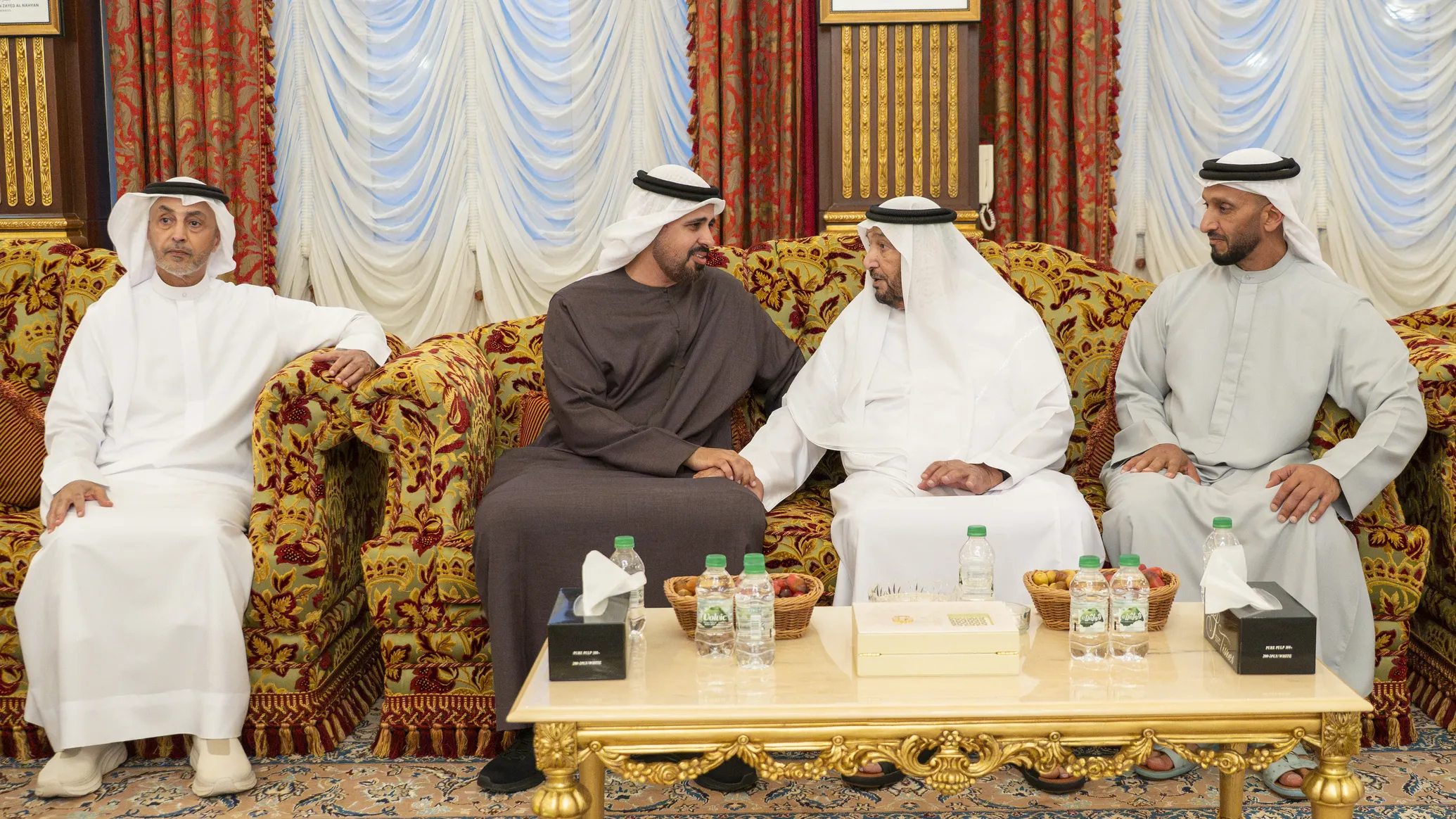 Theyab bin Mohamed bin Zayed offers condolences on the passing of Aisha Rashed Al Dhaheri