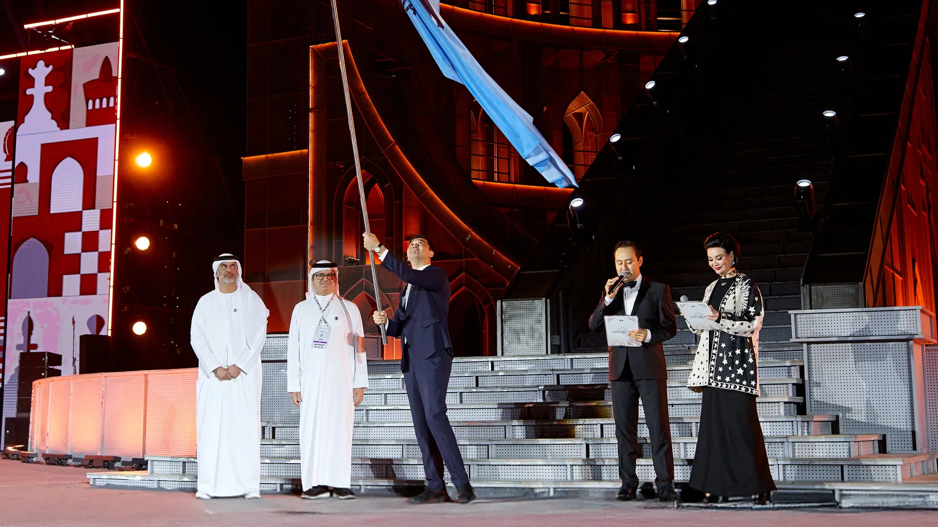 Abu Dhabi receives flag to host 2028 FIDE Chess Olympiad