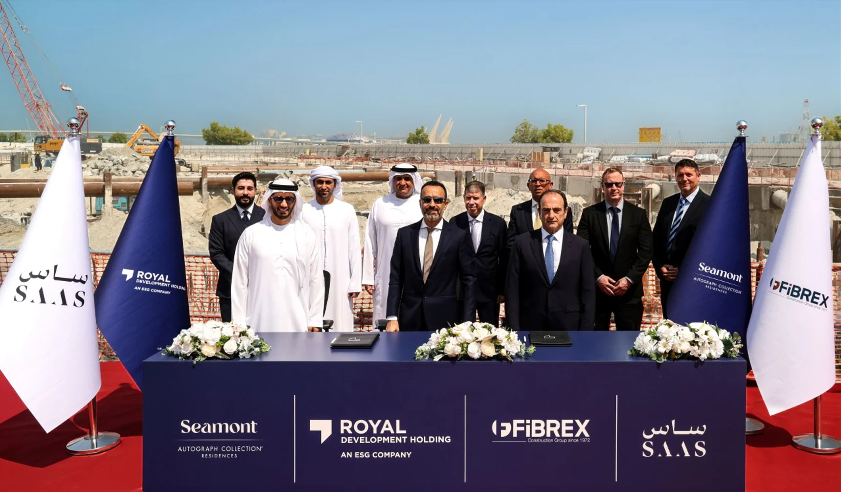 Royal Development Holding, SAAS Properties award AED800 million main works construction contract to Fibrex LLC