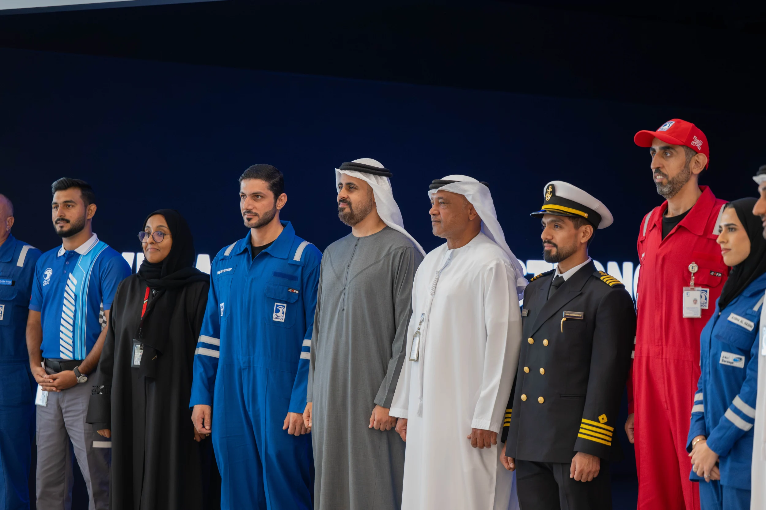 Theyab bin Mohamed bin Zayed meets ADNOC frontline employees